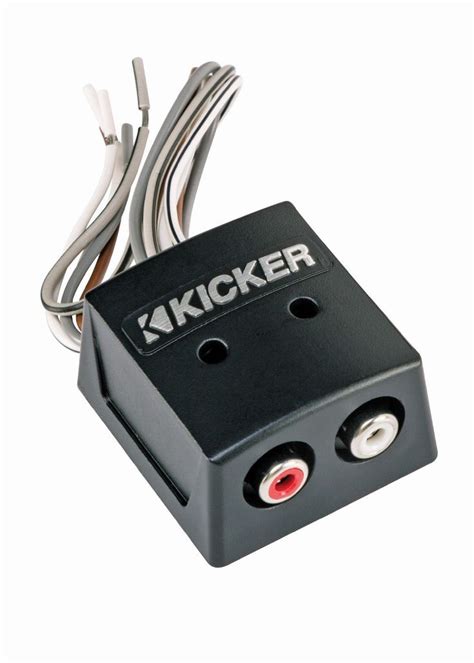 kicker 46kisl speaker wire adapter
